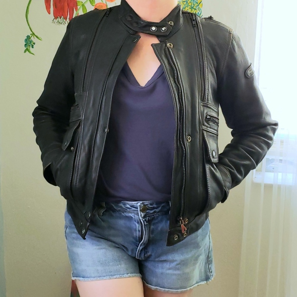 🔥 VTG Hein Gericke Moto Jacket 1970’s Small Unisex sz 32